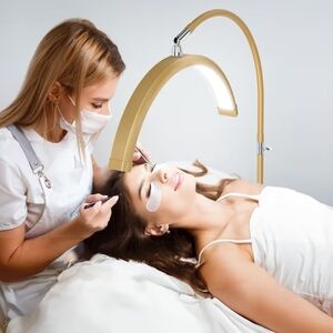 ✨ Luxury LED Beauty Light / Makeup Lamp – Dimmable | High CRI | Gold or White ✨